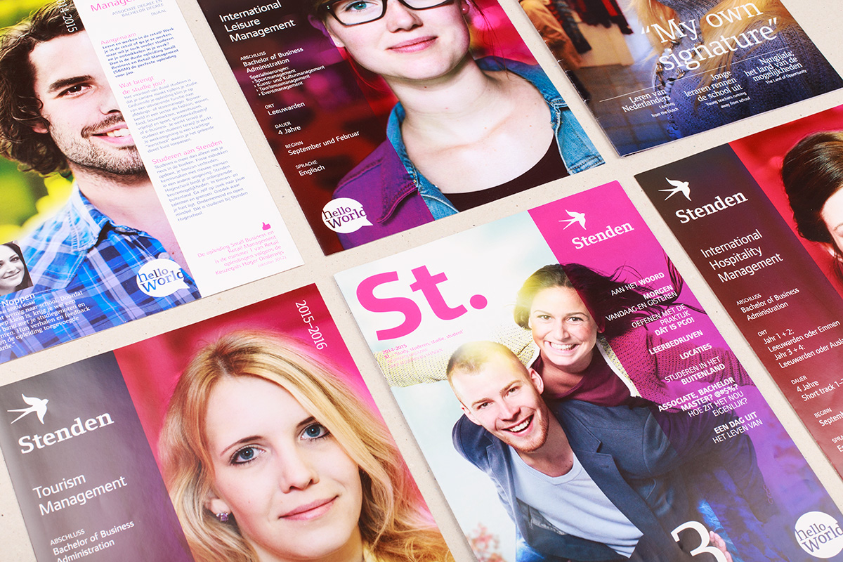stenden hogeschool-leeuwarden-communicatie-folders-overzicht-skew
