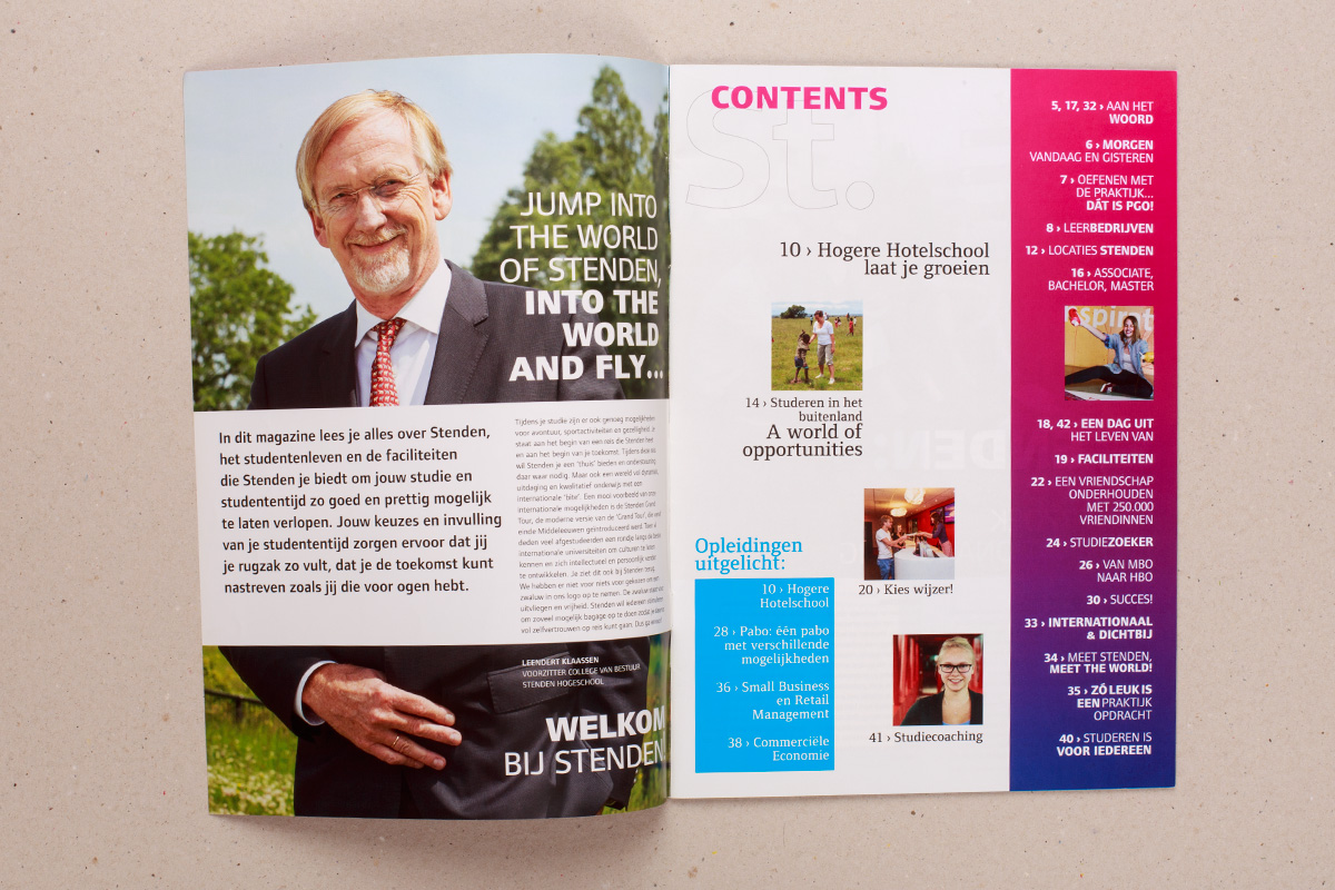 stenden hogeschool-leeuwarden-communicatie-magazine-st-contents